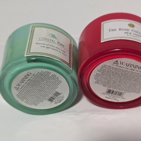 (Set2 )New York The Rose Collection/ Coastal Pine candle set brand new - Picture 8 of 8